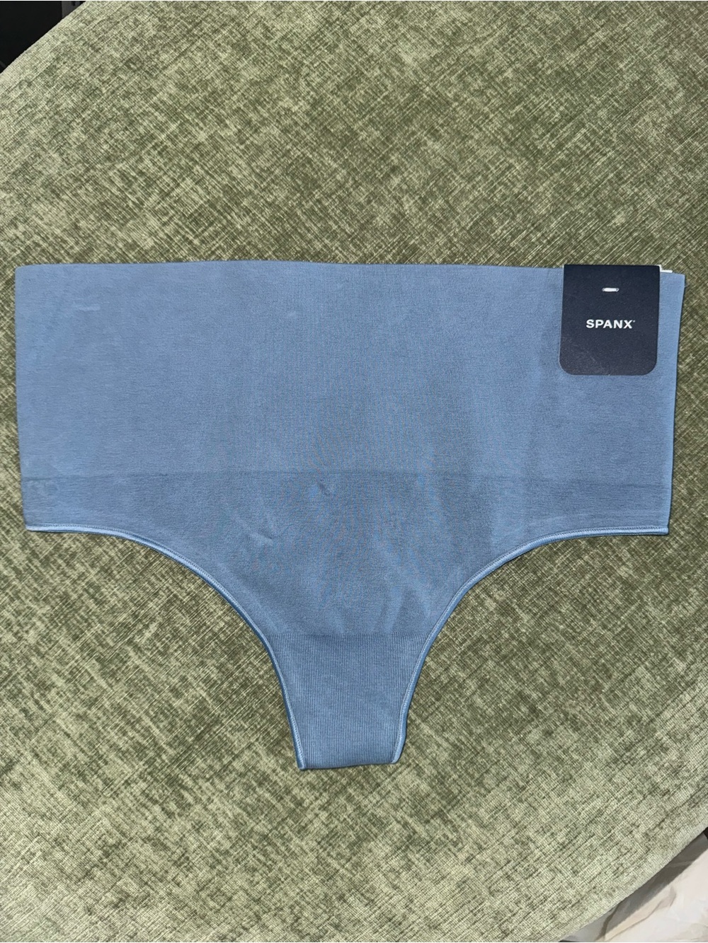 NWT Spanx Thong 1X Dusty Blue